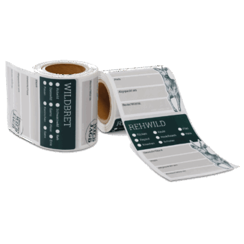 Landig jachtlabels voor vacuümzakken